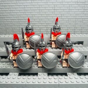 Spartan Warrior Custom Minifigures Lot of 5